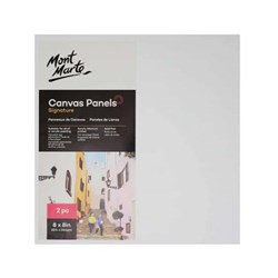 MONT MARTE CANVAS PANELS 20.4 x 20.4cm Pack2